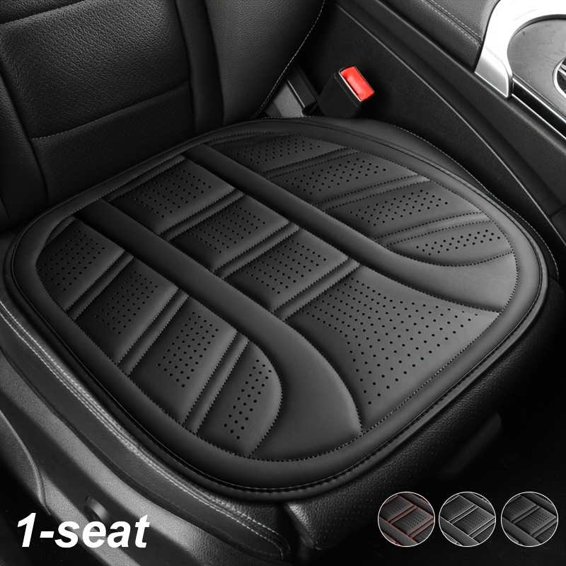 Leather Car Seat Cover - 1 Seat All-Season PU Leather Seat