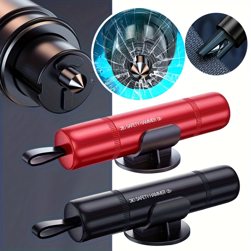 Car Emergency Tool Kit - 2-in-1 Car Safety Hammer with Seat