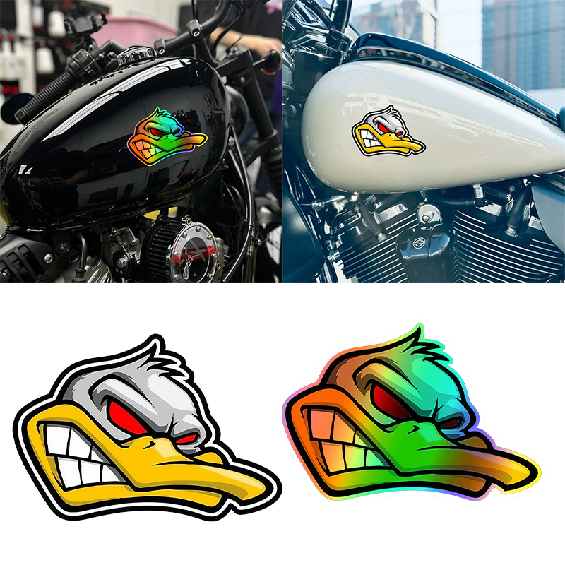 Car Accessories Quotes - 1PC Funny Cartoon Angry Duck Head