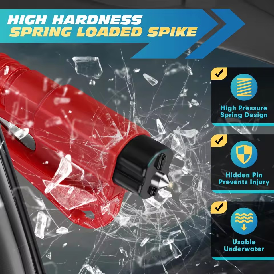 Safety Hammer Car Escape Tool  - đánh giá và giá Car Emergency Tool Kit