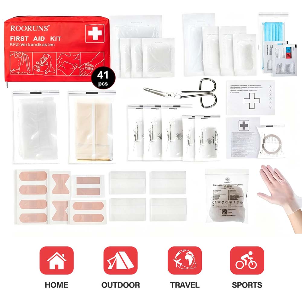 Travel Essentials First Aid Ki - đánh giá và giá Car Accessories For Elderly