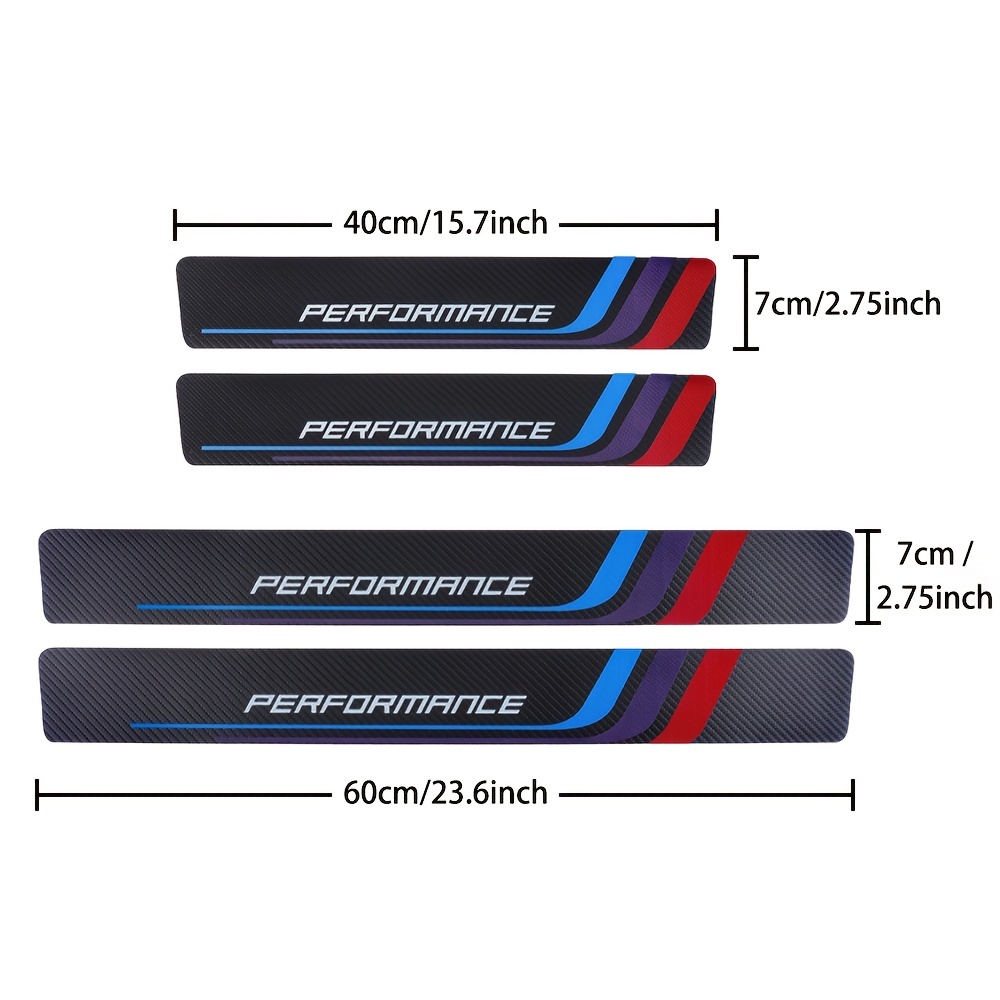 4pcs Carbon Fiber Sill Plate S - đánh giá và giá Car Accessories Quotes