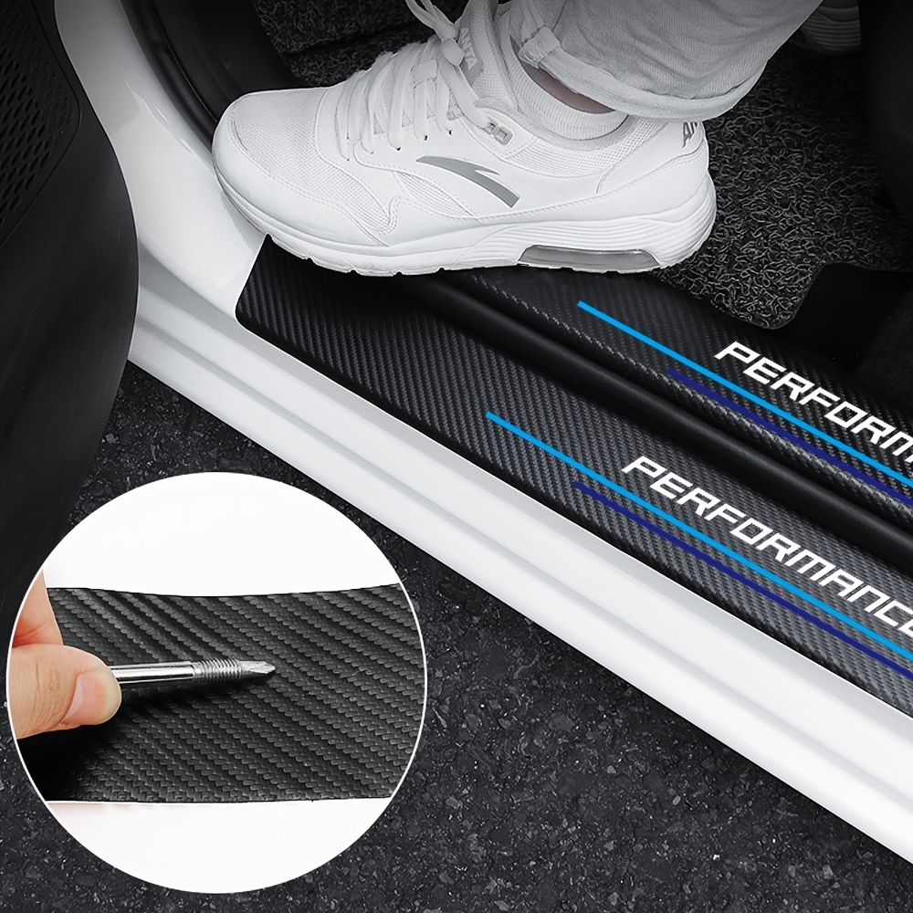 4pcs Carbon Fiber Sill Plate S - đánh giá và giá Car Accessories Quotes
