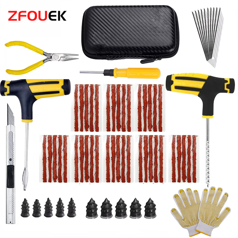New Car Tire Repair Kit Punctu - đánh giá và giá Car Emergency Tool Kit