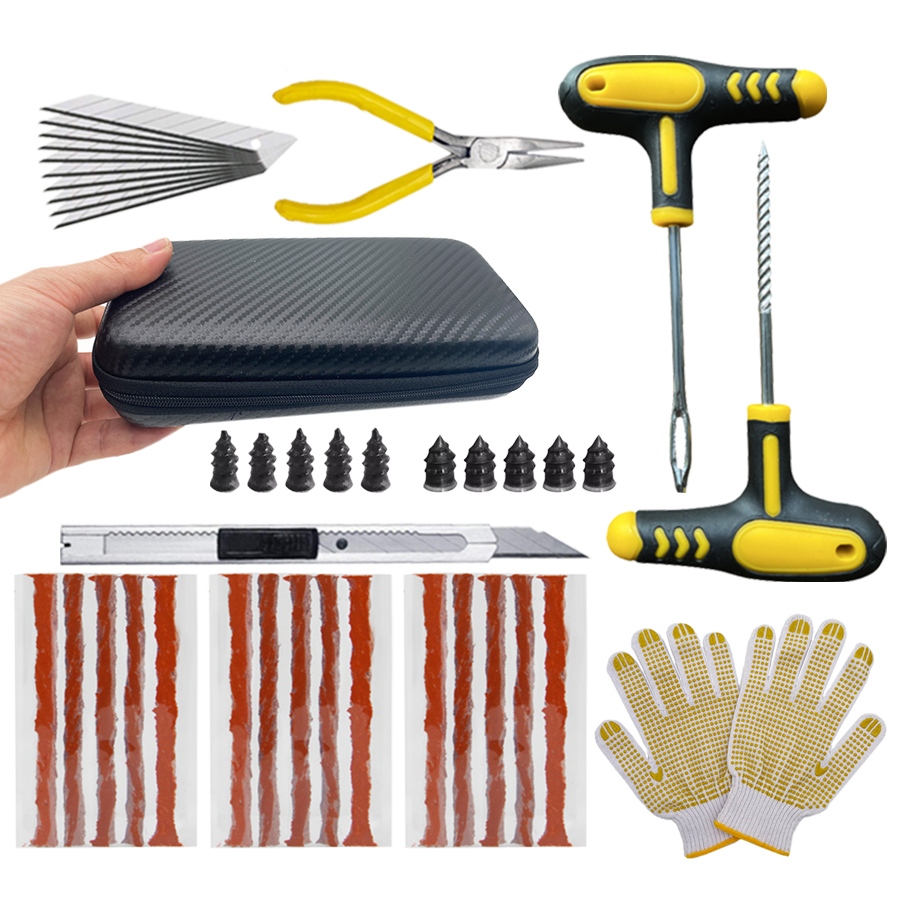 Universal Tubeless Tire Repair - đánh giá và giá Car Emergency Tool Kit