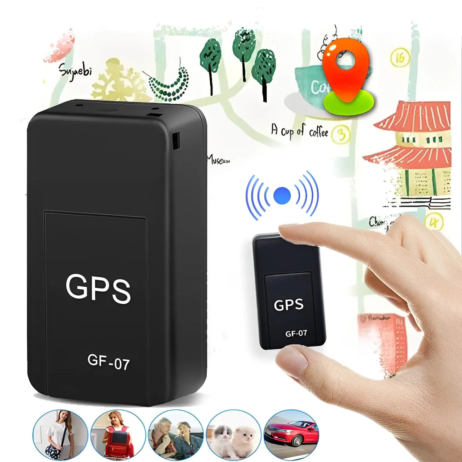 GF-07 Mini GPS Tracker High-qu - đánh giá và giá Car Accessories For Elderly