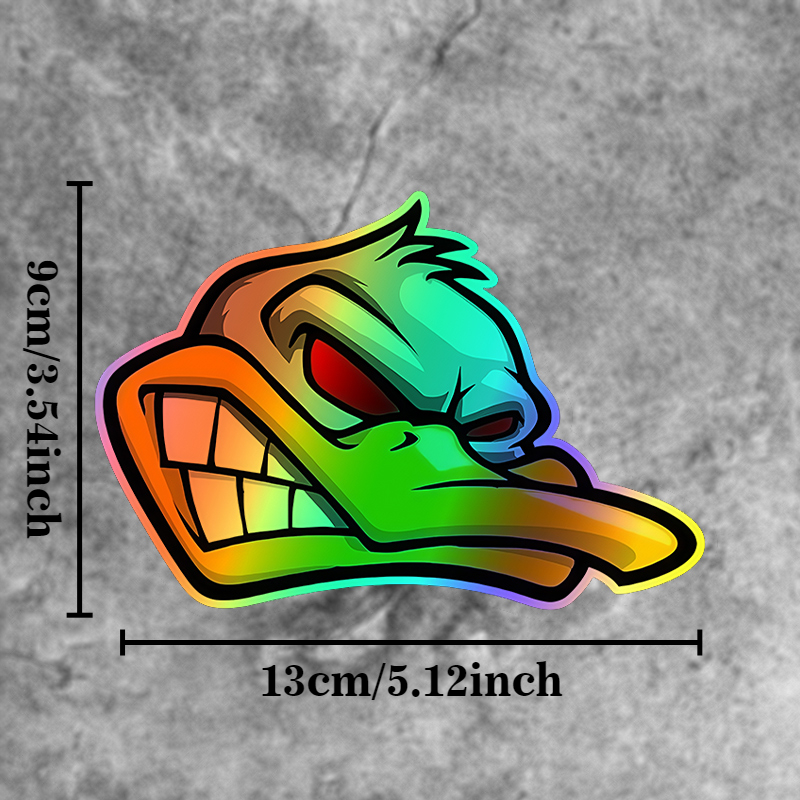 1PC Funny Cartoon Angry Duck H - đánh giá và giá Car Accessories Quotes