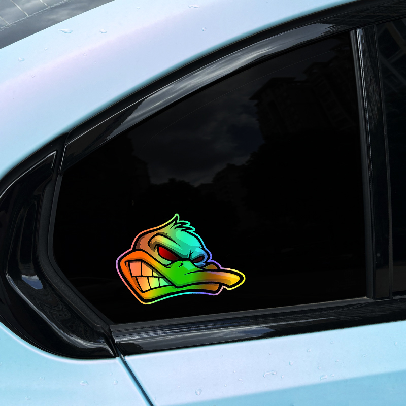 1PC Funny Cartoon Angry Duck H - đánh giá và giá Car Accessories Quotes