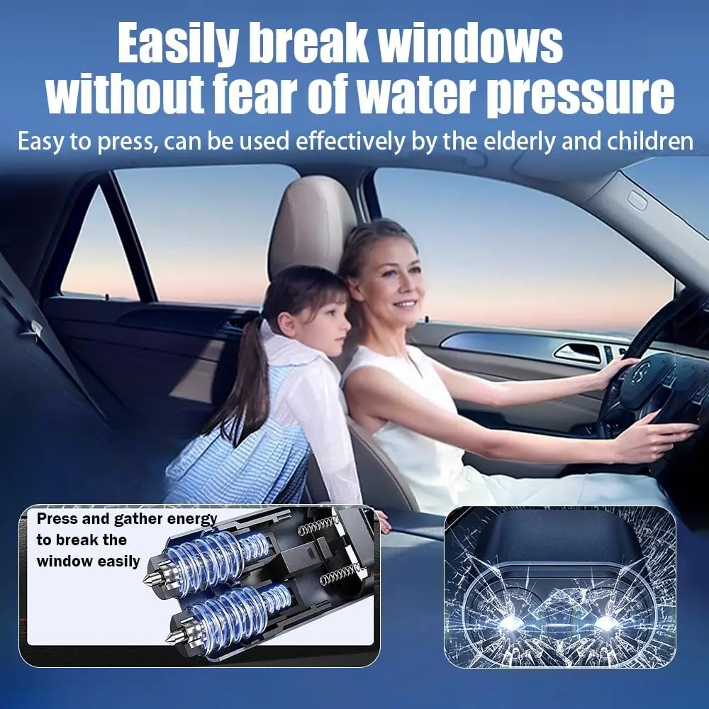 Car Safety Hammer 2-in-1 Windo - đánh giá và giá Car Emergency Tool Kit
