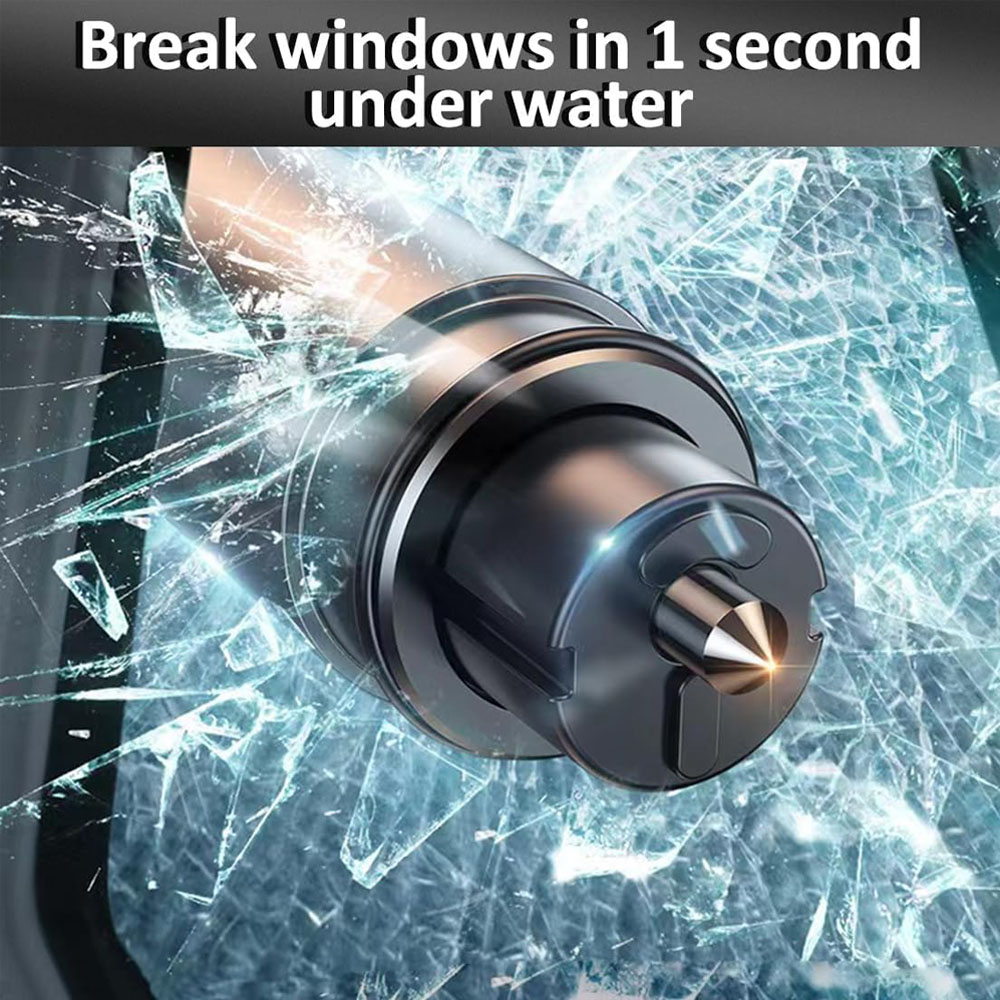 2 In 1 Car Safety Hammer Mini  - đánh giá và giá Car Emergency Tool Kit