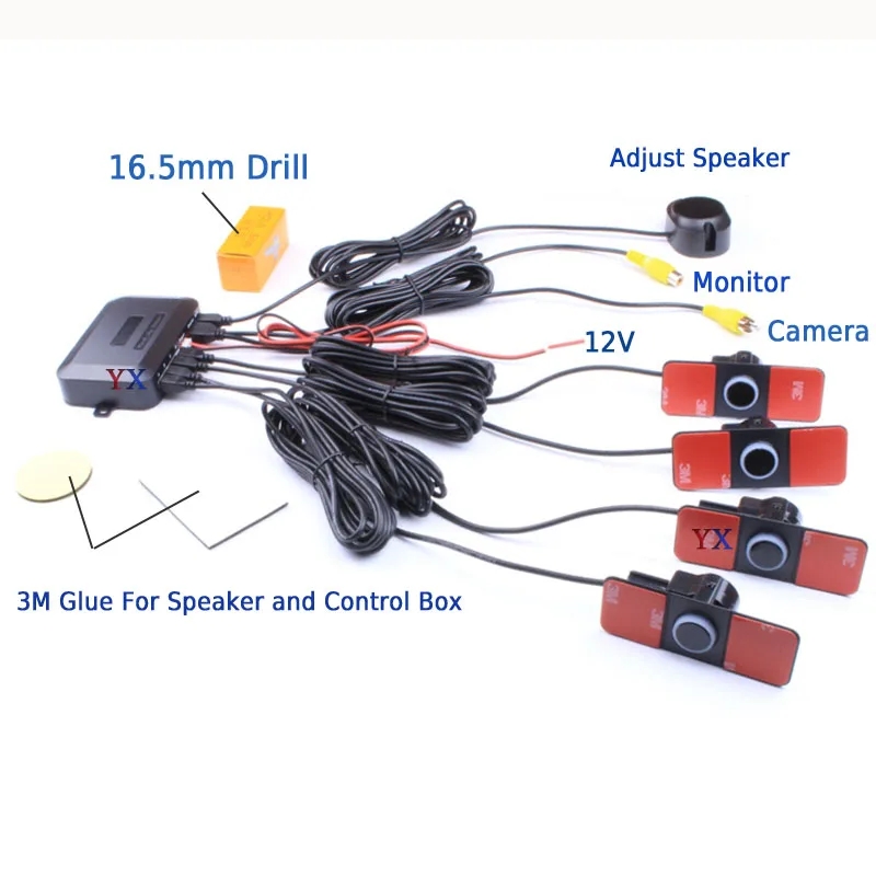 Cars Sensor Kit 16.5MM Parktro - đánh giá và giá Car Accessories In India