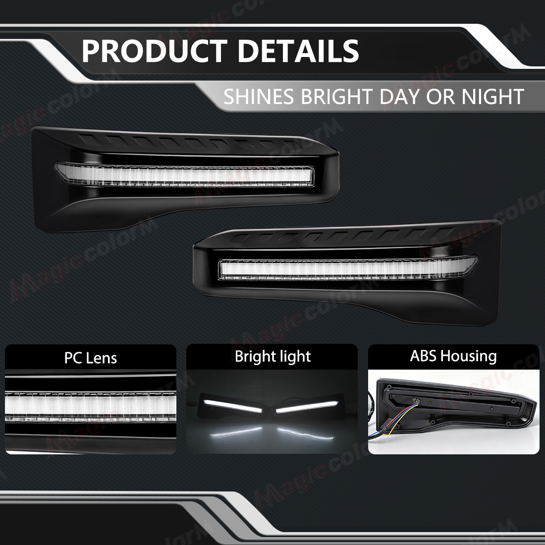 LED DRL Daylights For Toyota L - đánh giá và giá Car Accessories For Road Trip
