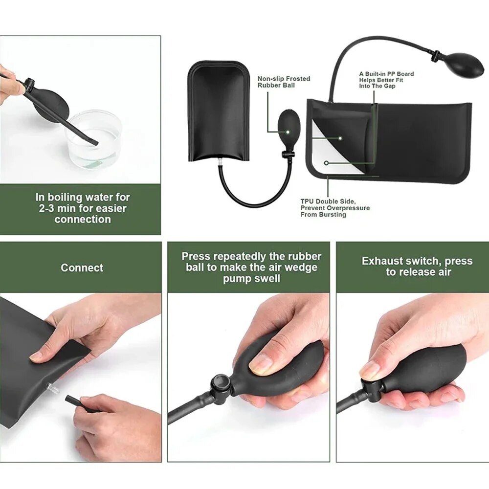 Car Wedge Pump Locksmith Thick - đánh giá và giá Car Emergency Tool Kit