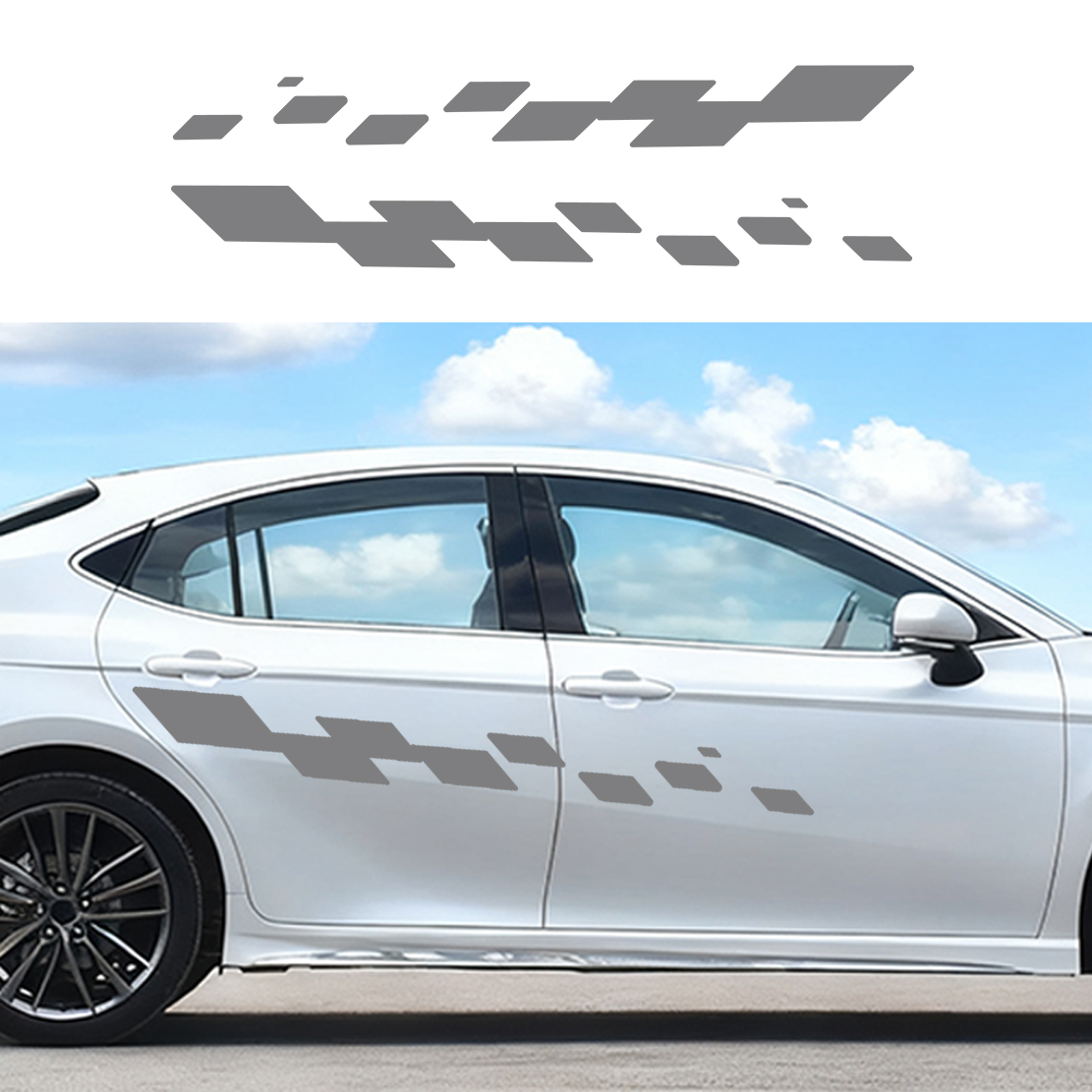 2pcs Car Door Decals Racing Ch - đánh giá và giá Car Accessories Quotes
