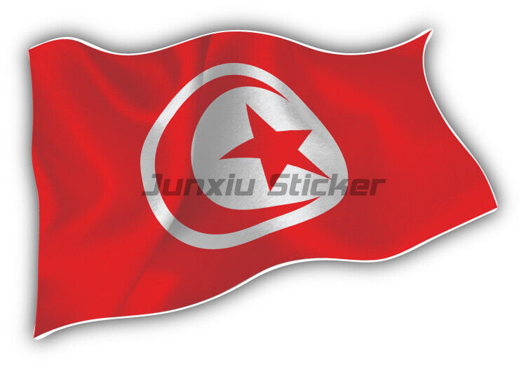 Tunisia National Flag Sticker  - đánh giá và giá Car Accessories Malaysia